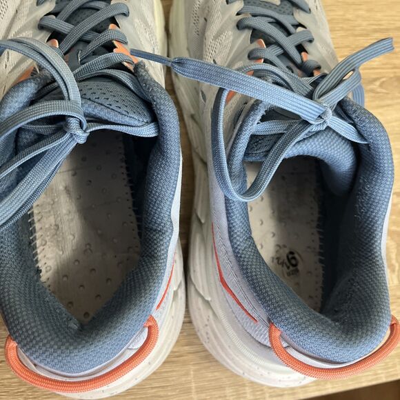 Hoka One One Gaviota 4 Light Blue Athletic Running Shoes Sneaker Women US 9.5 - Picture 8 of 8